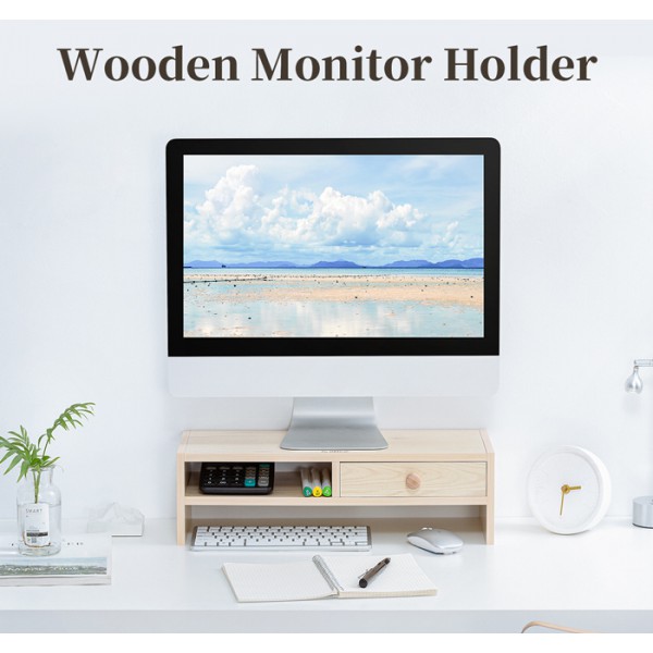 ORICO επιτραπέζια βάση οθόνης MSR-05, με συρτάρι, έως 50kg, ξύλινη ORICO επιτραπέζια βάση οθόνης MSR-05, με συρτάρι, έως 50kg, ξύλινη