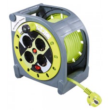 MASTERPLUG μπαλαντέζα 51267, 4x schuko, 16A, 15m, πράσινη