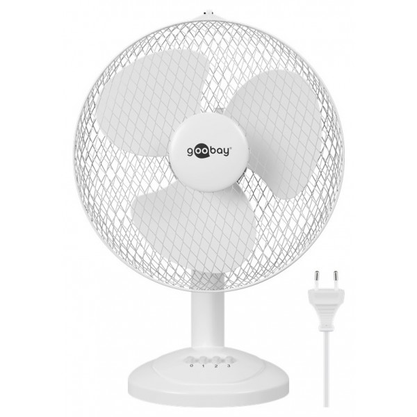 GOOBAY επιτραπέζιος ανεμιστήρας 39512, 12", 40W, λευκός GOOBAY επιτραπέζιος ανεμιστήρας 39512, 12", 40W, λευκός