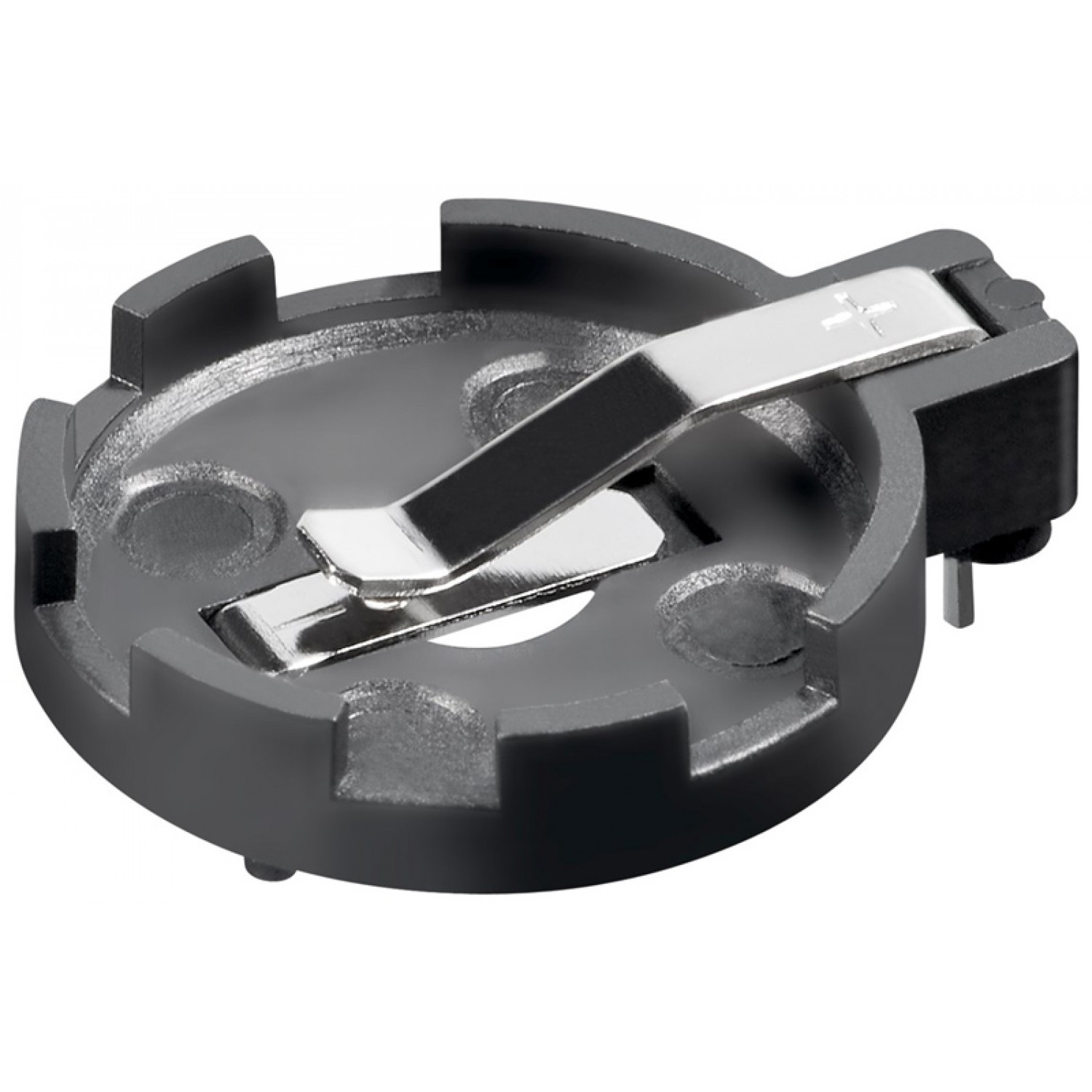 GOOBAY βάση μπαταρίας 56617, για CR2012/2016/2020/2025/2032, μαύρη GOOBAY βάση μπαταρίας 56617, για CR2012/2016/2020/2025/2032, μαύρη