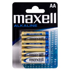MAXELL αλκαλικές μπαταρίες AA LR6 MN1500, 1.5V, 4τμχ