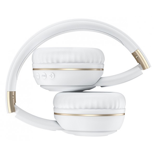 YISON headphones B3, wireless & wired, BT 5.0, λευκά YISON headphones B3, wireless & wired, BT 5.0, λευκά