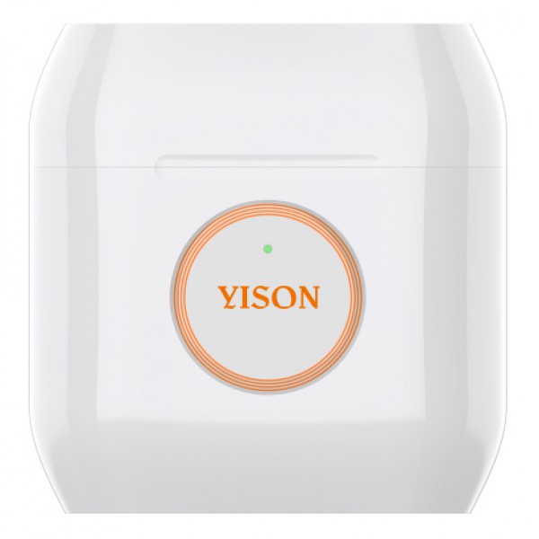 YISON earphones με θήκη φόρτισης T8, True Wireless, λευκά YISON earphones με θήκη φόρτισης T8, True Wireless, λευκά