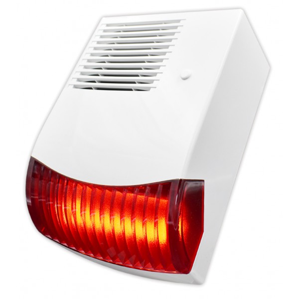 Εξωτερική σειρήνα BS-3, IP54, κόκκινη