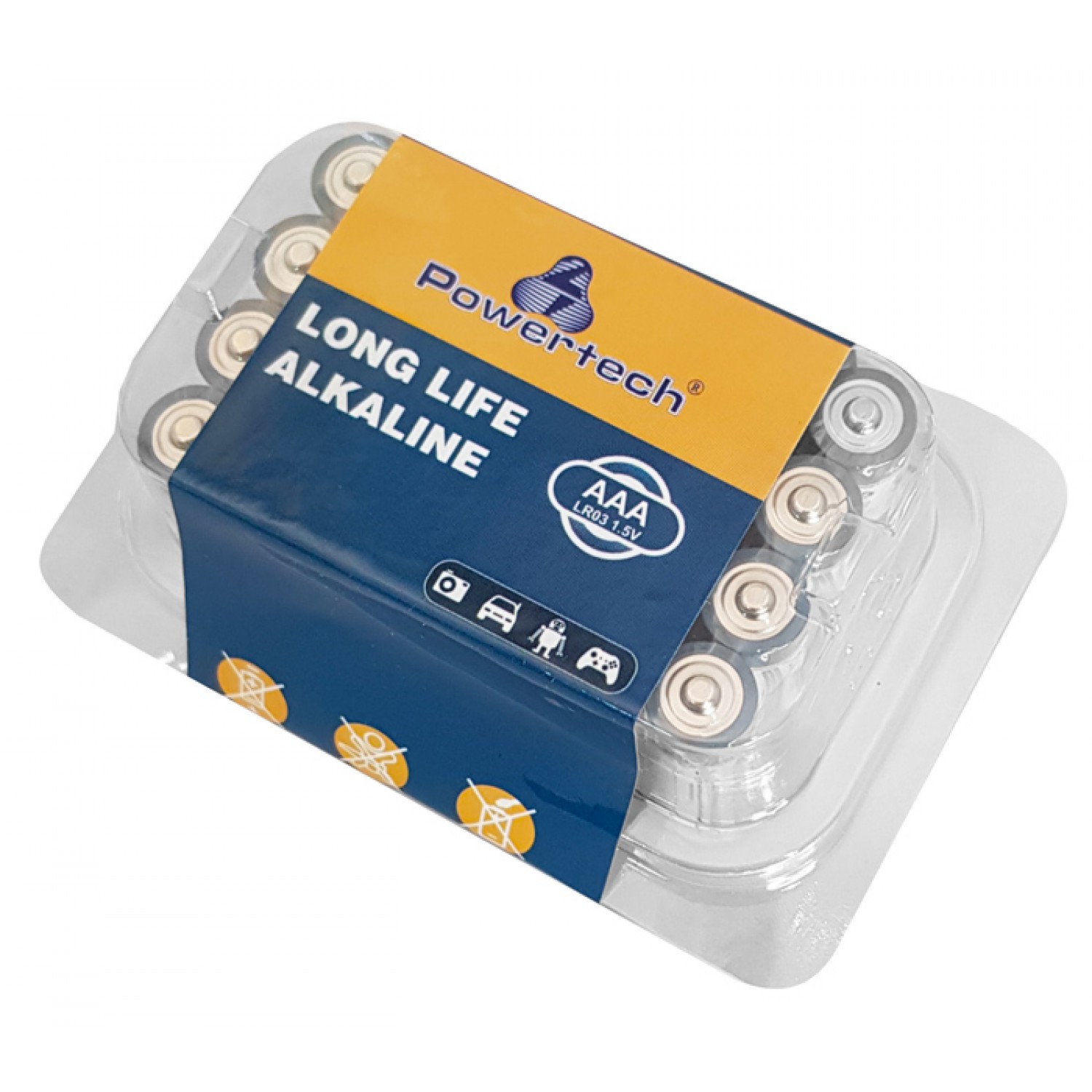POWERTECH Long Life Αλκαλικές μπαταρίες PT-946, AAA LR03 1.5V, 24τμχ POWERTECH Long Life Αλκαλικές μπαταρίες PT-946, AAA LR03 1.5V, 24τμχ