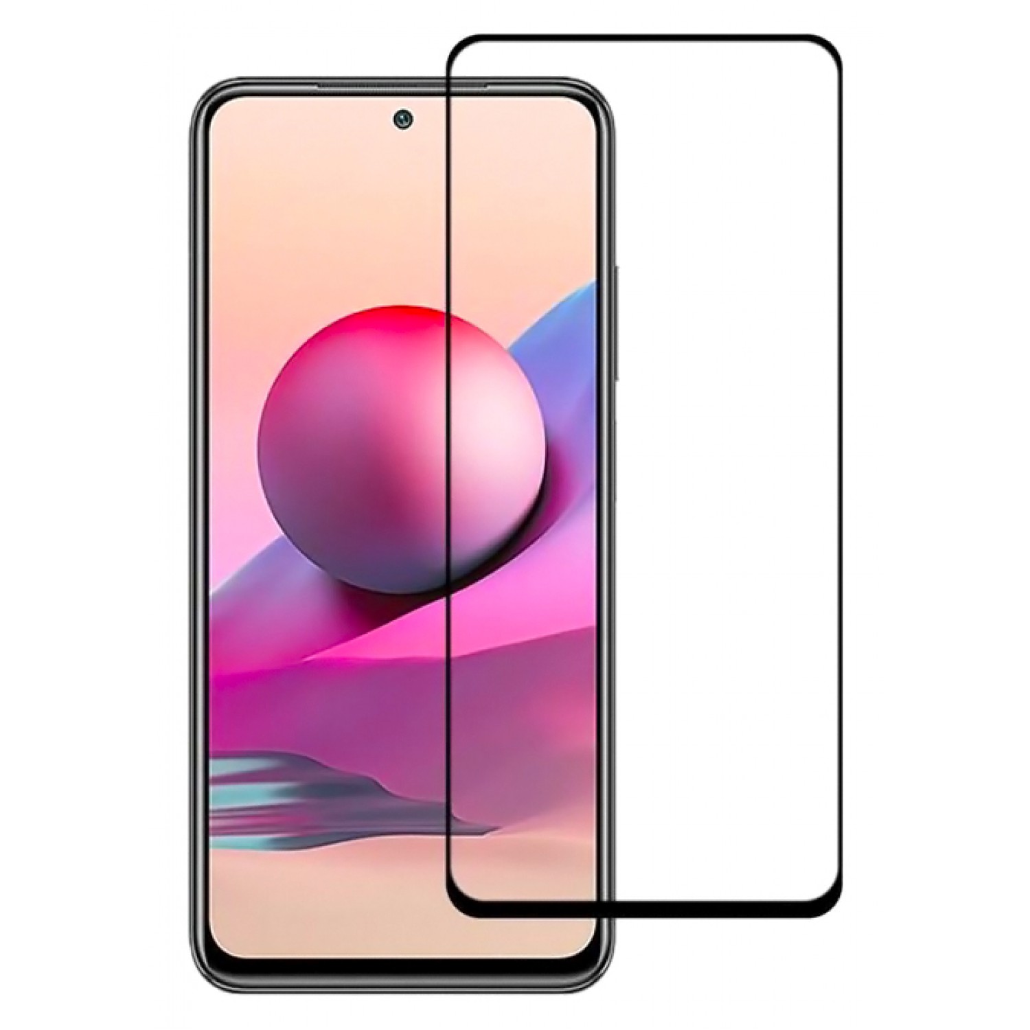 POWERTECH Tempered Glass 5D Full Glue TGC-0487, Xiaomi Note 10S, μαύρο POWERTECH Tempered Glass 5D Full Glue TGC-0487, Xiaomi Note 10S, μαύρο
