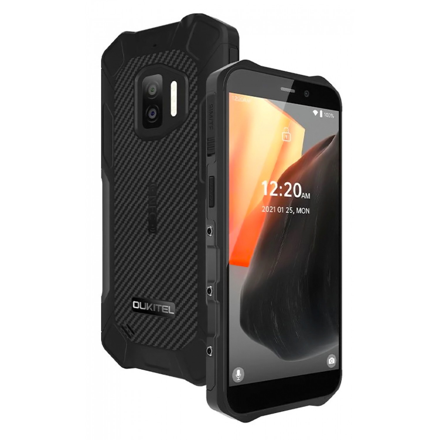 OUKITEL smartphone WP12 Pro, IP68/IP69K, 5.5", 4/64GB, Octa-core, μαύρο