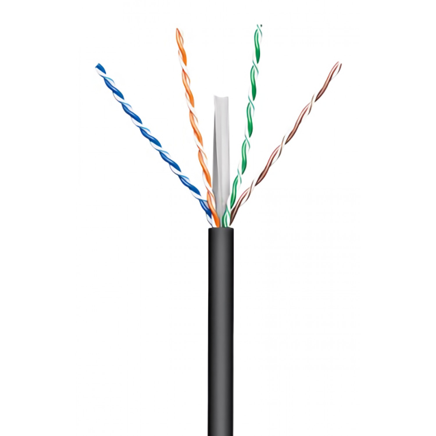 GOOBAY καλώδιο δικτύου 57293, CAT 6 U/UTP, CCA, 100m, μαύρο GOOBAY καλώδιο δικτύου 57293, CAT 6 U/UTP, CCA, 100m, μαύρο