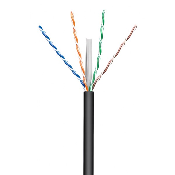 GOOBAY καλώδιο δικτύου 57293, CAT 6 U/UTP, CCA, 100m, μαύρο GOOBAY καλώδιο δικτύου 57293, CAT 6 U/UTP, CCA, 100m, μαύρο