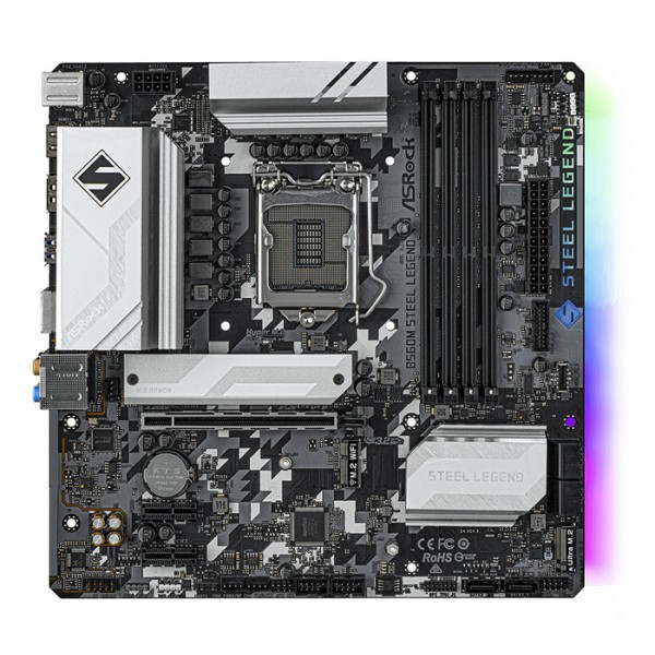 ASROCK μητρική B560M Steel Legend, 4x DDR4, s1200, USB 3.2, mATX