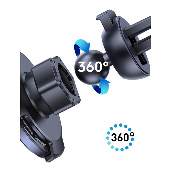 USAMS ασύρματος φορτιστής & βάση αυτοκινήτου US-CD164, 15W, μαύρος USAMS ασύρματος φορτιστής & βάση αυτοκινήτου US-CD164, 15W, μαύρος