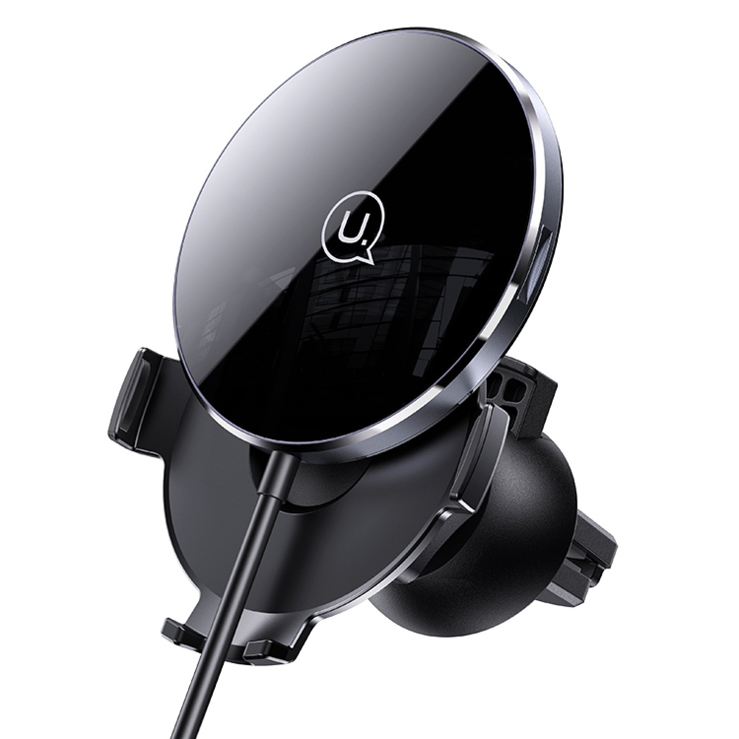 USAMS ασύρματος φορτιστής & βάση αυτοκινήτου US-CD164, 15W, μαύρος USAMS ασύρματος φορτιστής & βάση αυτοκινήτου US-CD164, 15W, μαύρος