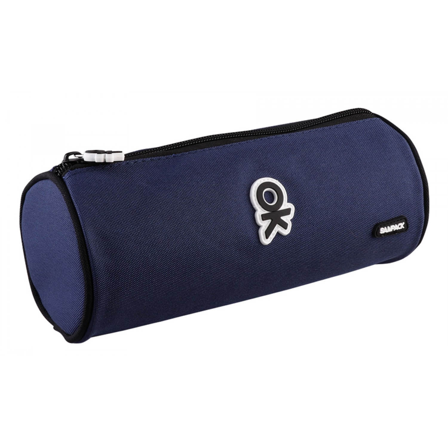 MP υφασμάτινη κασετίνα PA1025-05, κυλινδρική, μπλε MP υφασμάτινη κασετίνα PA1025-05, κυλινδρική, μπλε