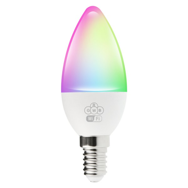 POWERTECH Smart λάμπα LED E14-009, Wi-Fi, 5W, E14, RGB 2700-6500K