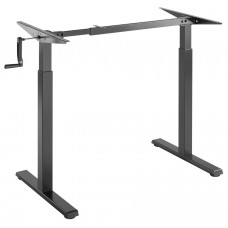 BRATECK βάση γραφείου N06-22D, ρυθμιζόμενη, μαύρο