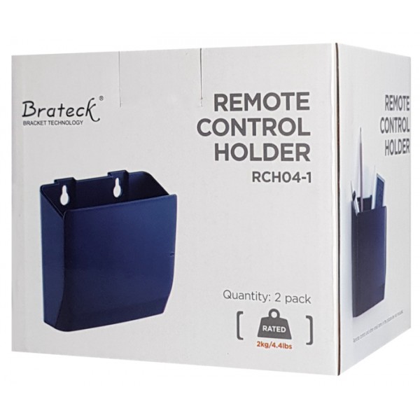 BRATECK βάση τηλεχειριστήριου RCH04-1, 125x50x111mm, μπλε, 2τμχ BRATECK βάση τηλεχειριστήριου RCH04-1, 125x50x111mm, μπλε, 2τμχ