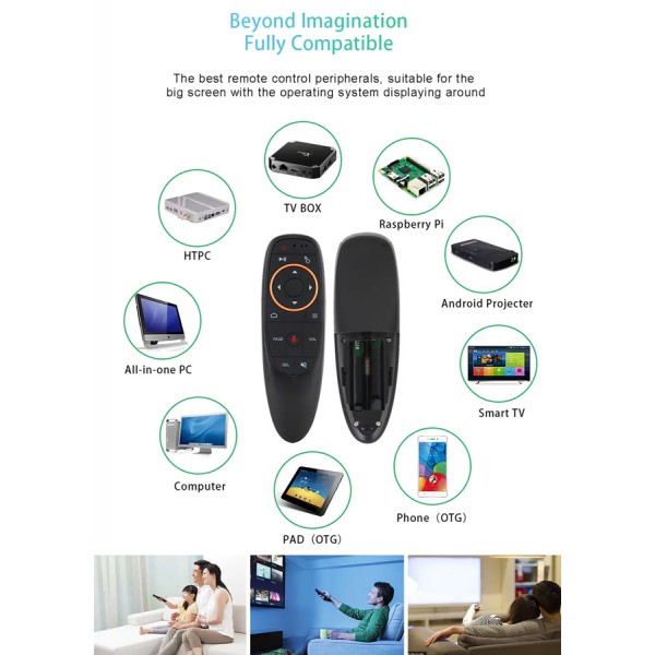 Τηλεχειριστήριο για smart συσκευές RM-G10, 6-axis Gyroscope, universal