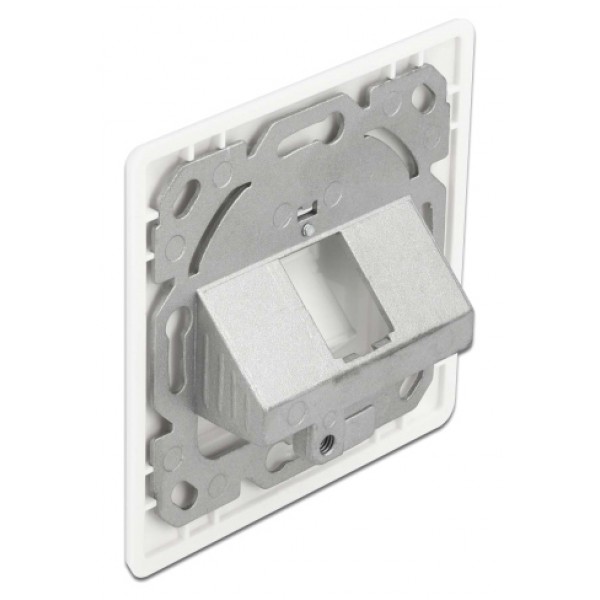 DELOCK Wall Outlet για Keystone 86981, 1 Port DELOCK Wall Outlet για Keystone 86981, 1 Port