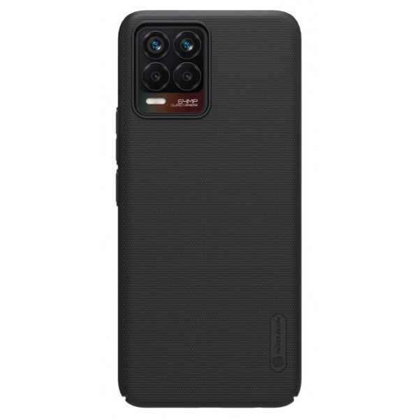 NILLKIN θήκη Super Frosted Shield για Realme 8/8 Pro, μαύρη NILLKIN θήκη Super Frosted Shield για Realme 8/8 Pro, μαύρη