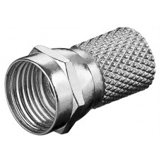 GOOBAY βύσμα τύπου F 11623, αρσενικό, μεταλλικό, 7mm, 10τμχ