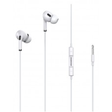 ROCKROSE earphones με μικρόφωνο Solo MC Neo, 3.5mm, 1.2m, λευκά