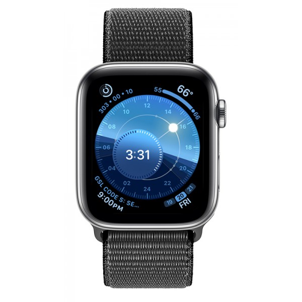 ROCKROSE nylon weave band Caveman για Apple Watch 42/44mm, γκρι