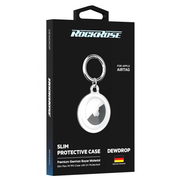 ROCKROSE θήκη Dewdrop για Air Tag RRPCATDC, διάφανη ROCKROSE θήκη Dewdrop για Air Tag RRPCATDC, διάφανη