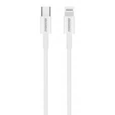 ROCKROSE καλώδιο USB Type-C σε Lightning Zeta CL, 20W PD, 1m, λευκό