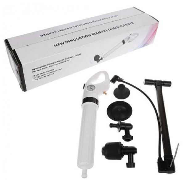 Συσκευή απόφραξης σωληνώσεων HX-004-001, με μανόμετρο, 3x κεφαλές Συσκευή απόφραξης σωληνώσεων HX-004-001, με μανόμετρο, 3x κεφαλές