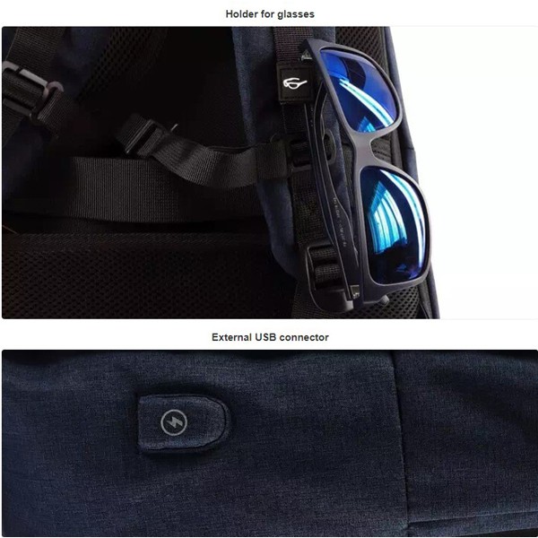 MARK RYDEN τσάντα πλάτης MR5911, με θήκη laptop 15.6", 22L, μπλε MARK RYDEN τσάντα πλάτης MR5911, με θήκη laptop 15.6", 22L, μπλε