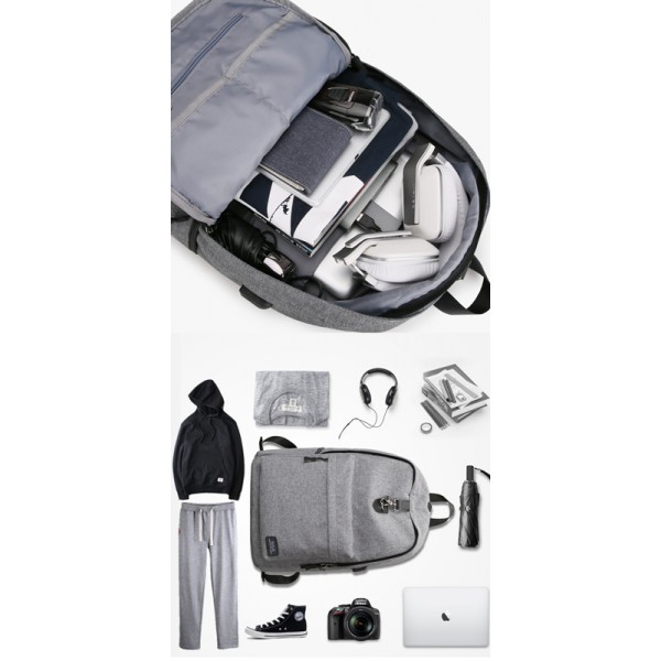 MARK RYDEN τσάντα πλάτης MR5968, με θήκη laptop 15.6", 20L, μπλε