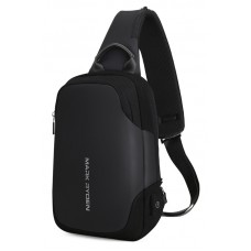 MARK RYDEN τσάντα crossbody MR7056, θήκη tablet 9.7", αδιάβροχη, μαύρη