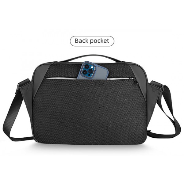 MARK RYDEN τσάντα ώμου MR8555, με θήκη tablet 12.9", 7L, μαύρη