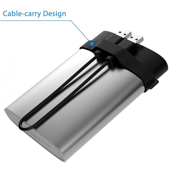 SILICON POWER εξωτερικός HDD Armor A85, 4TB, USB 3.1, ασημί