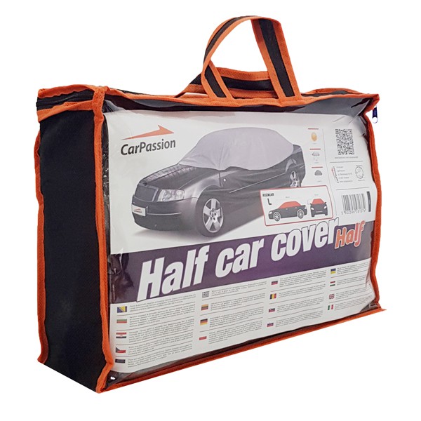 CARPASSION κουκούλα αυτοκινήτου CP58137, 265x125x68cm, γκρι