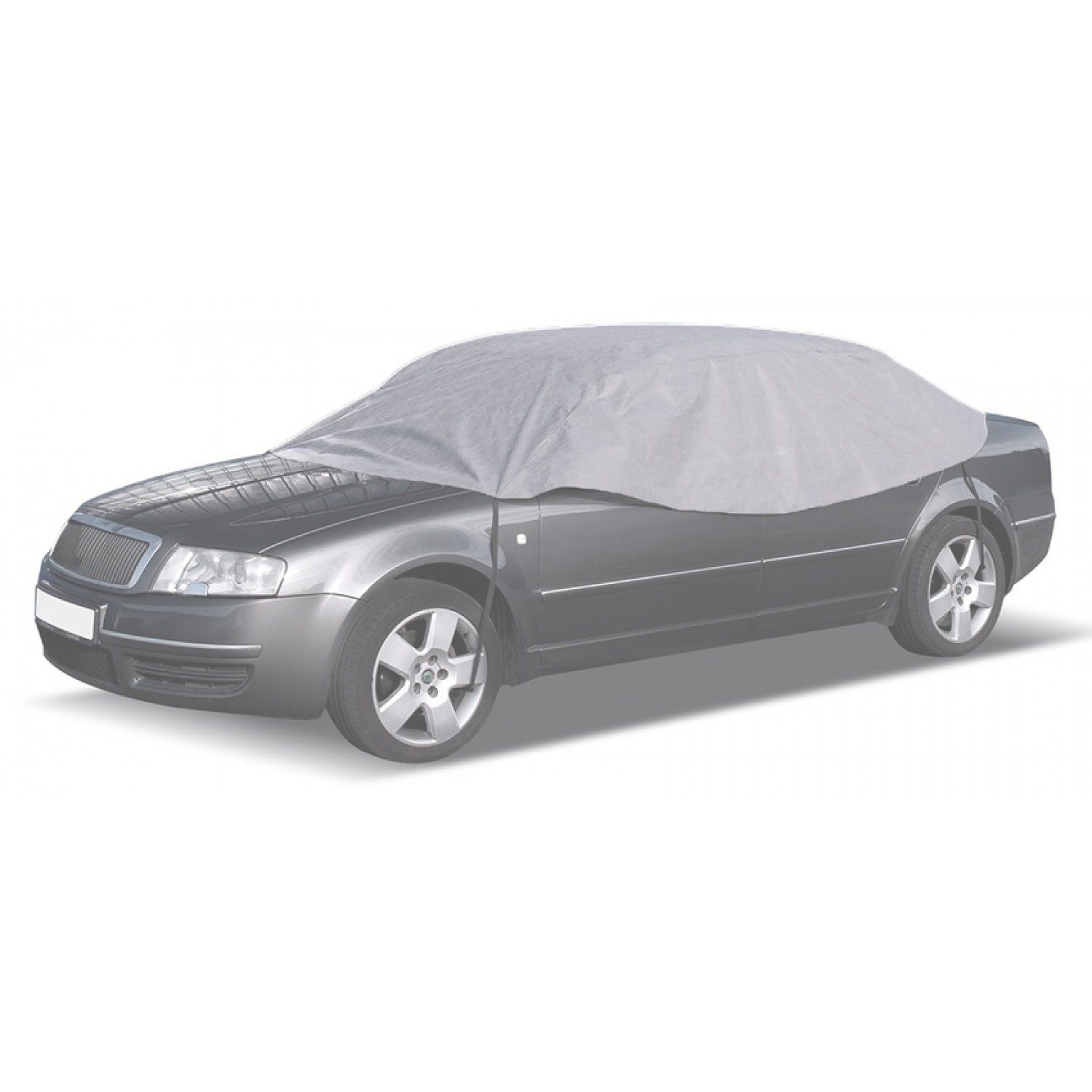 CARPASSION κουκούλα αυτοκινήτου CP58137, 265x125x68cm, γκρι