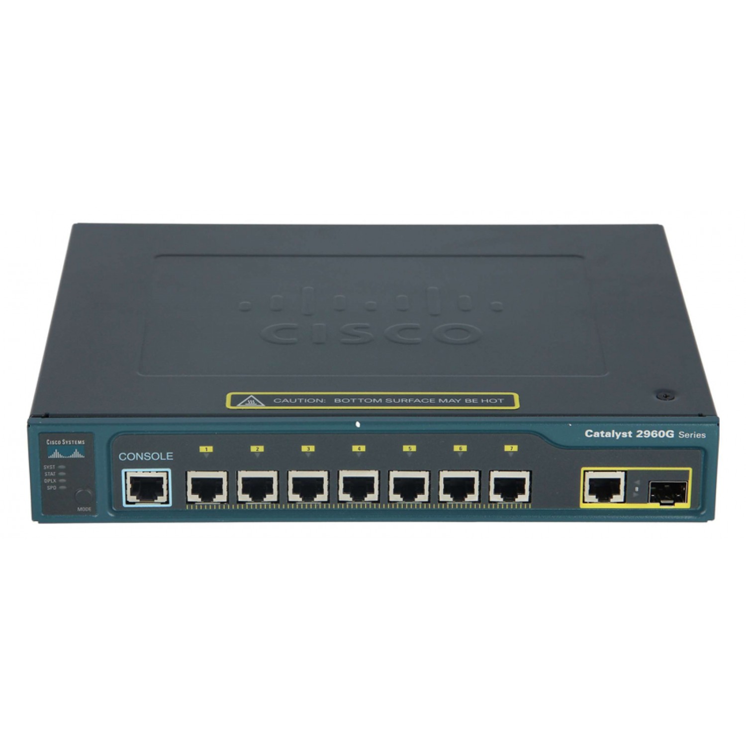 CISCO used Catalyst Switch WS-C2960G-8TC-L, 7x 10/100/1000 ports CISCO used Catalyst Switch WS-C2960G-8TC-L, 7x 10/100/1000 ports