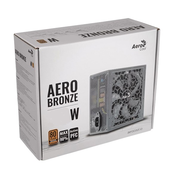 AEROCOOL τροφοδοτικό Aero 750W AR75AEC-11, Active PFC, 80 Plus Bronze