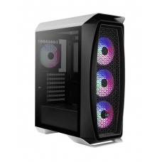 AEROCOOL PC case mid tower Aero One Frost, 195x461x411mm, 4x fan, λευκό