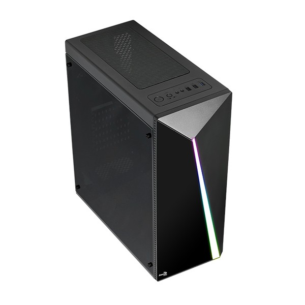 AEROCOOL PC case mid tower SHARD-G, 194x444x423.5mm, 4x RGB fan, μαύρο AEROCOOL PC case mid tower SHARD-G, 194x444x423.5mm, 4x RGB fan, μαύρο