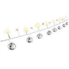 GOOBAY LED λαμπάκια με κουδούνια 57949, 3000K, 1.3m, 5lm, IP20, 10 LED