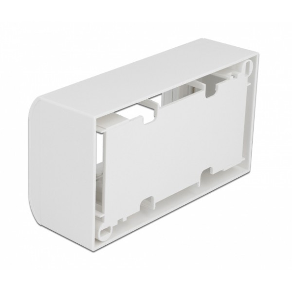 DELOCK επιτοίχιο περίβλημα για modules Easy 45 81333, 152x82mm, λευκό DELOCK επιτοίχιο περίβλημα για modules Easy 45 81333, 152x82mm, λευκό