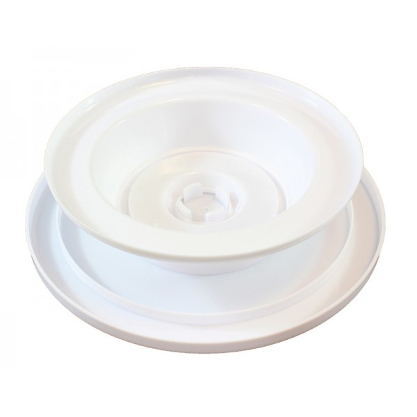 Περιστρεφόμενη βάση για κέικ AG649, λευκή