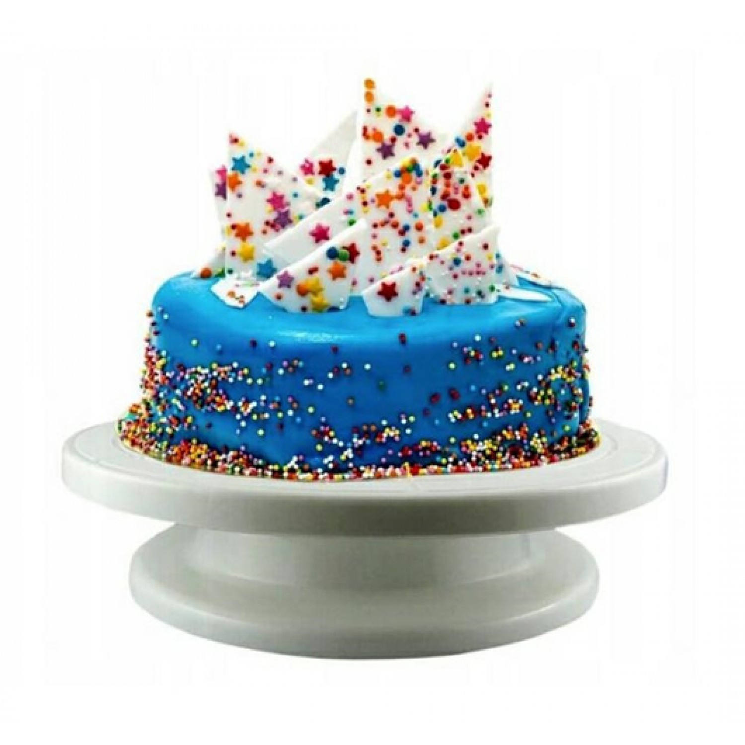 Περιστρεφόμενη βάση για κέικ AG649, λευκή