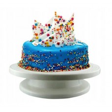 Περιστρεφόμενη βάση για κέικ AG649, λευκή