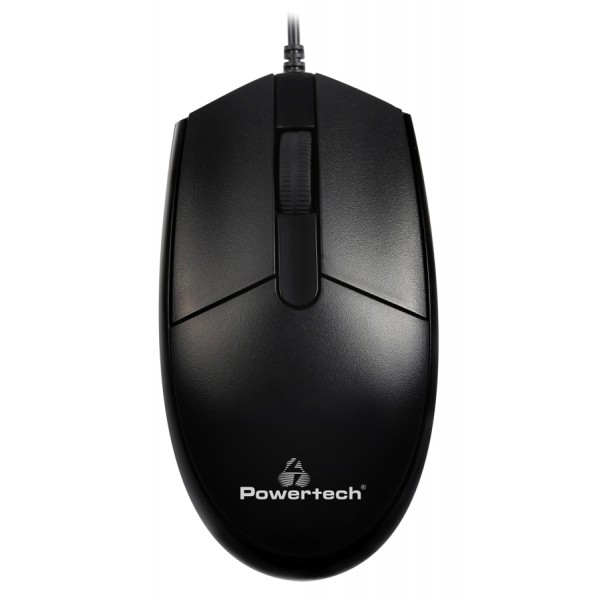 POWERTECH ενσύρματο ποντίκι PT-964, οπτικό, 1000DPI, μαύρο POWERTECH ενσύρματο ποντίκι PT-964, οπτικό, 1000DPI, μαύρο