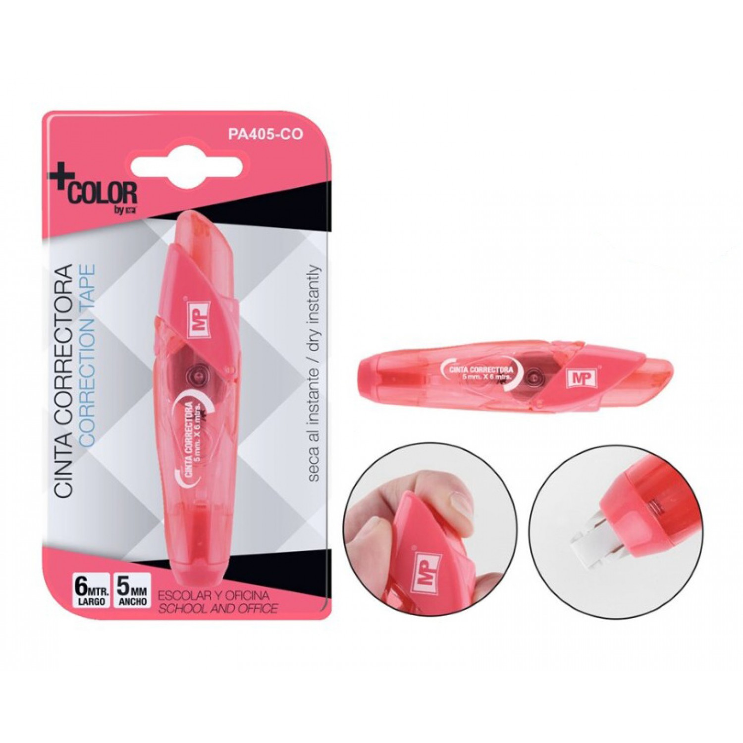 MP διορθωτική ταινία PA405-CO, 5mm, 6m, κόκκινο MP διορθωτική ταινία PA405-CO, 5mm, 6m, κόκκινο