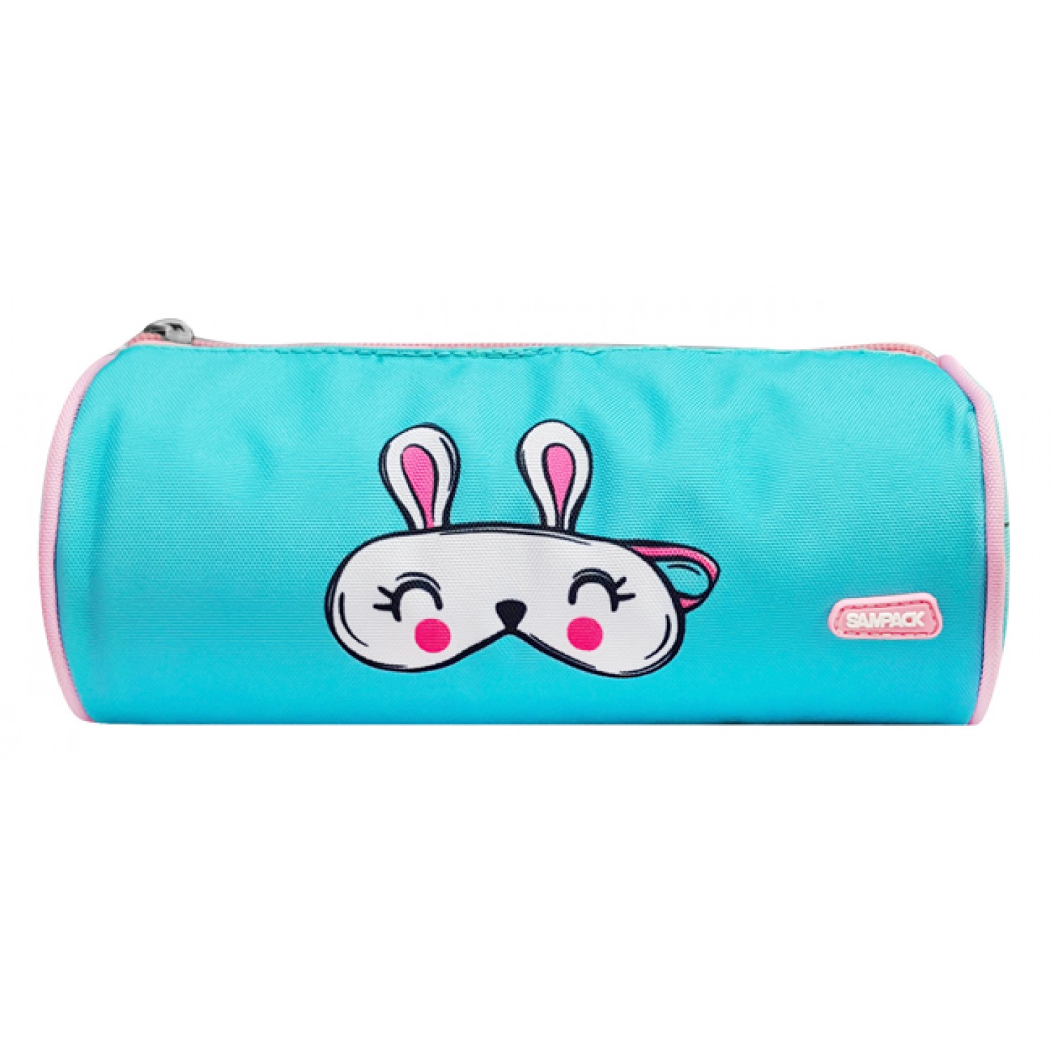 MP υφασμάτινη κασετίνα PA1025-03, κυλινδρική, πετρόλ MP υφασμάτινη κασετίνα PA1025-03, κυλινδρική, πετρόλ