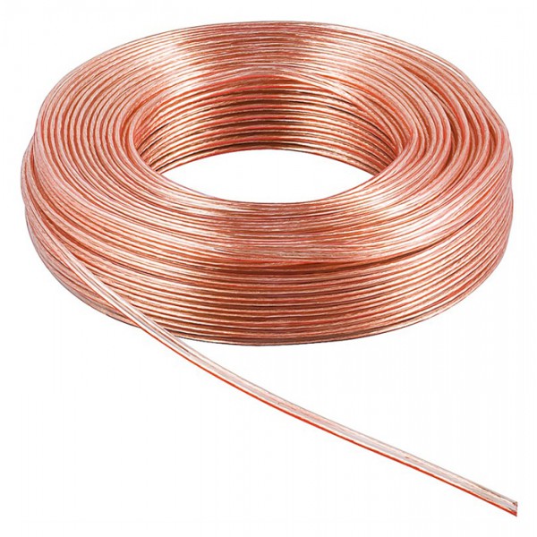 GOOBAY καλώδιο ήχου 2x 0.35 mm² 59371, CU, 10m, διάφανο GOOBAY καλώδιο ήχου 2x 0.35 mm² 59371, CU, 10m, διάφανο