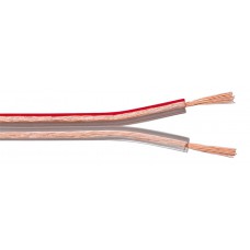 GOOBAY καλώδιο ήχου 2x 0.35 mm² 59371, CU, 10m, διάφανο